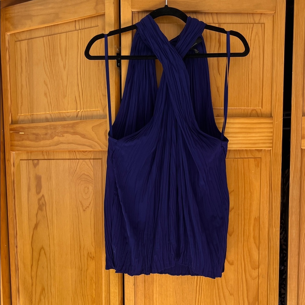 White House Black Market Pleated Top